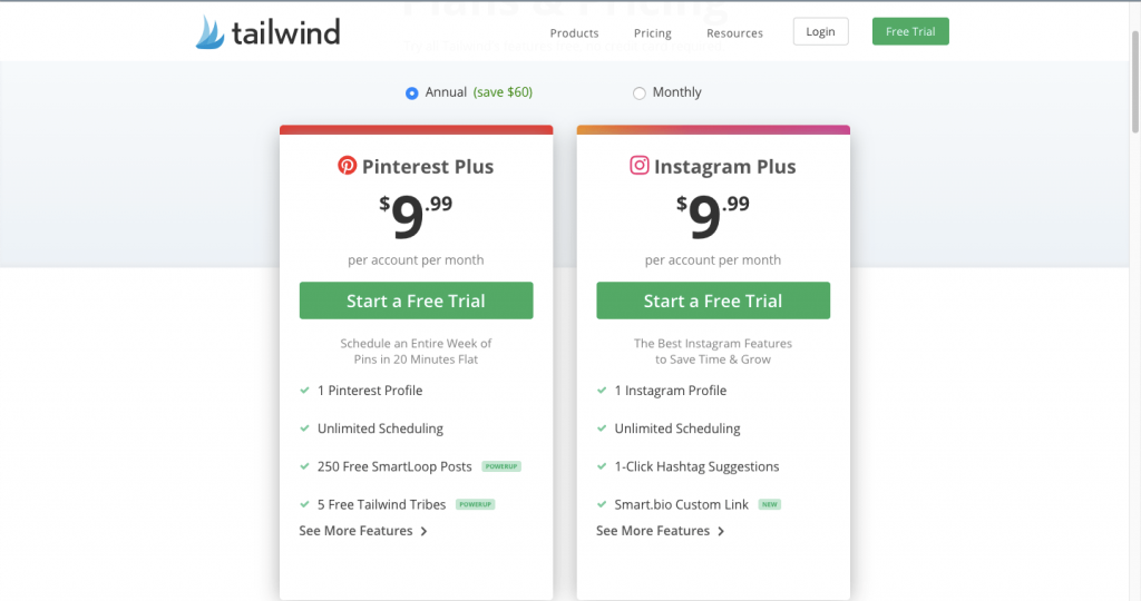 Tailwind pricing